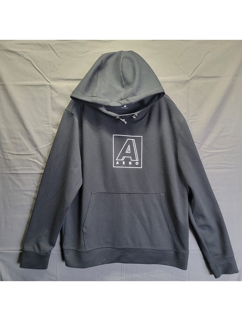 Men's Black Aeropostale Aero Logo Hoodie Size XL